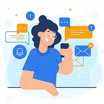 مسیج وب در اندروید