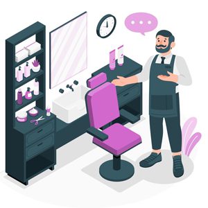 تبلیغات آرایشگاه موفق 