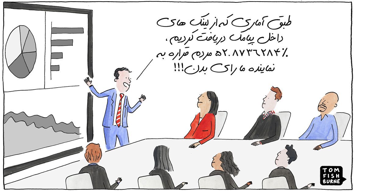 جلسه ای درباره استفاده از پنل پیامکی برای انتخابات و استفاده از لینک ترکر در متن پیامک
