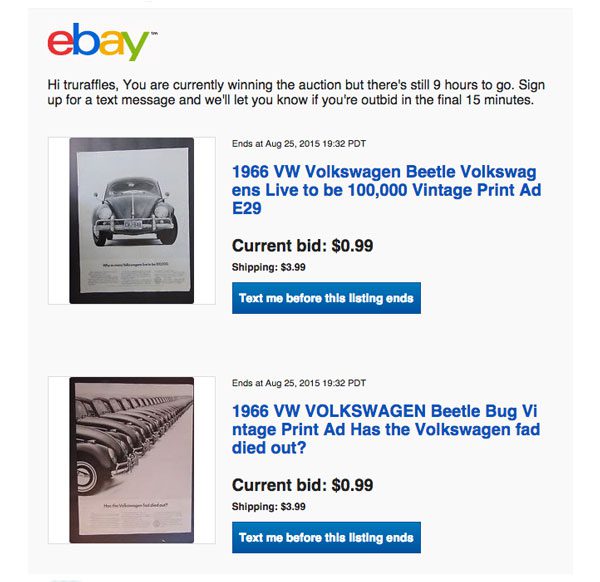 تبلیغات پیامکی eBay