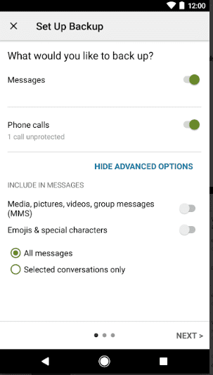 روش دوم: استفاده از امکانات پشتیبانی در gmail