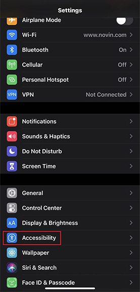 زیرنویس فارسی در ios