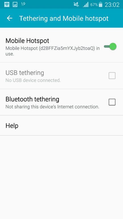 اتصال اینترنت گوشی به کامپیوتر