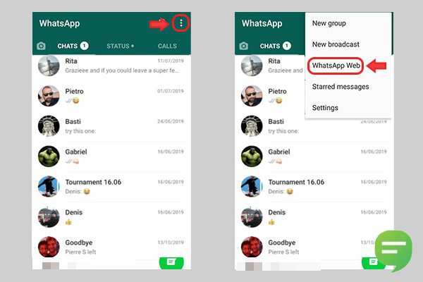 راه اندازی واتساپ وب