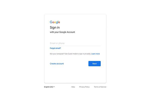 ورود به گوگل آنالیتیکس
