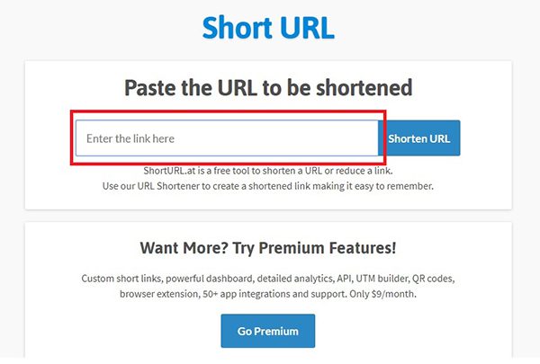 کوتاه کننده لینک short url