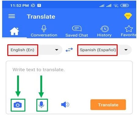 اپلیکیشن مترجم گوگل