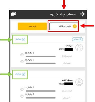 فعالسازی اینترنت چندکاربره